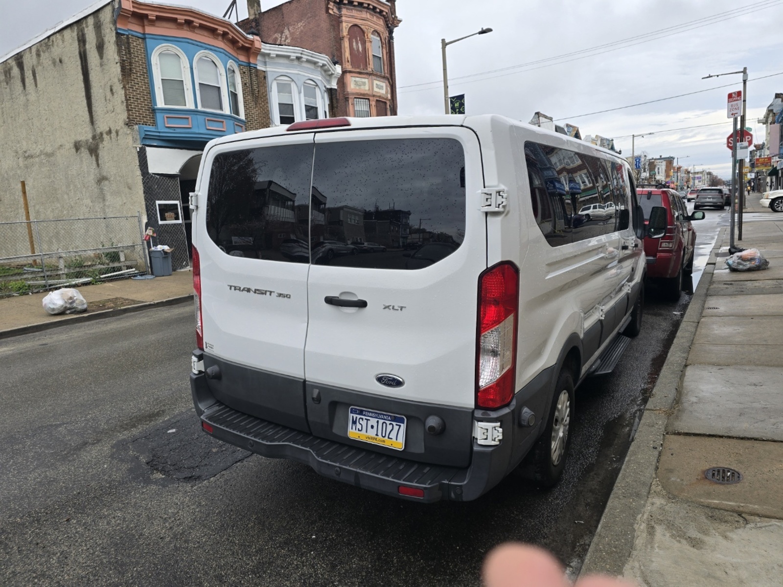 Photographic documentation of the work as submitted to the city's 311 record.