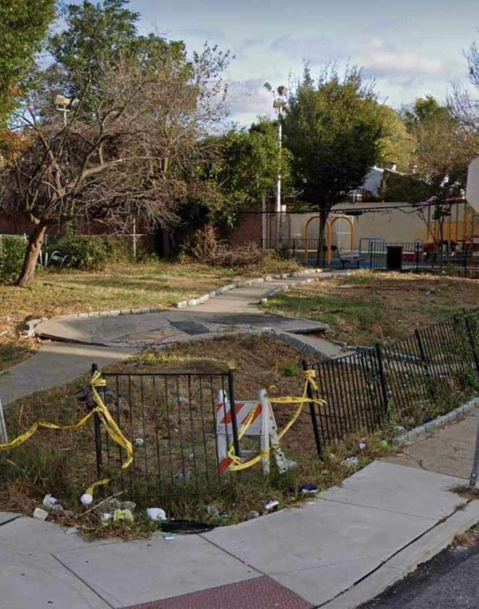 Photographic documentation of the work as submitted to the city's 311 record.