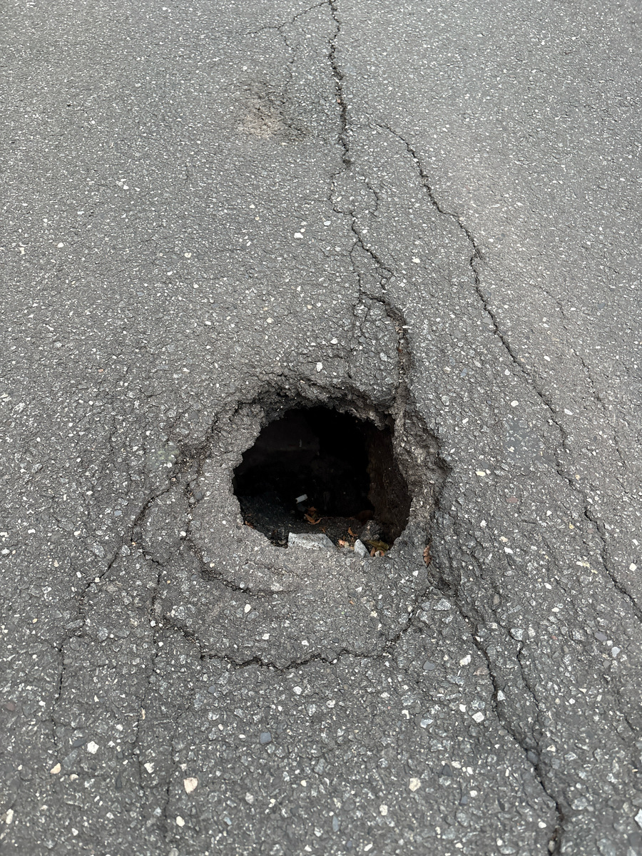 Photographic documentation of the work as submitted to the city's 311 record.