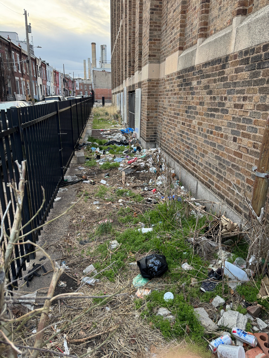 Photographic documentation of the work as submitted to the city's 311 record.