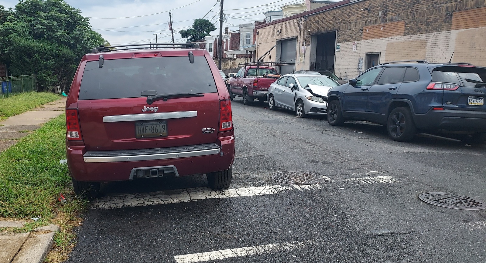 Photographic documentation of the work as submitted to the city's 311 record.