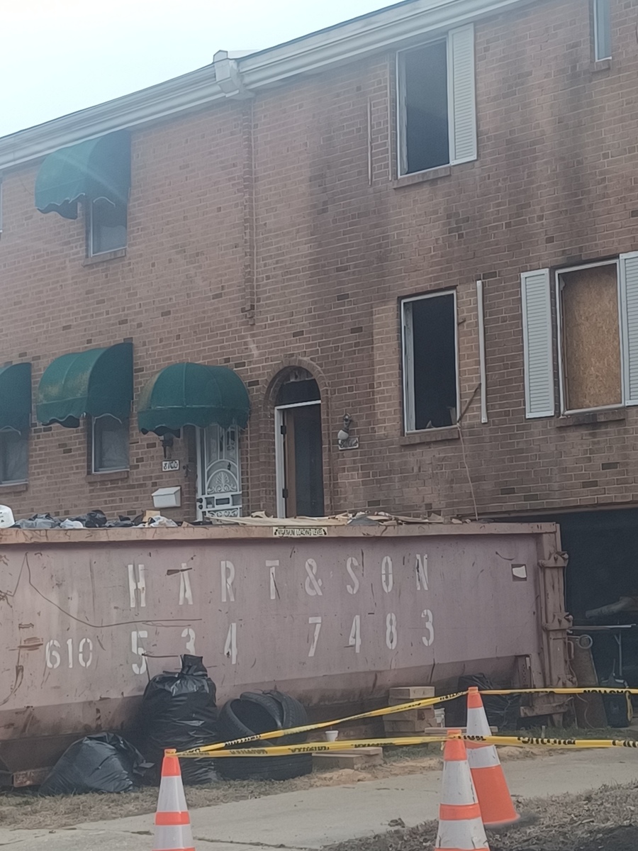 Photographic documentation of the work as submitted to the city's 311 record.