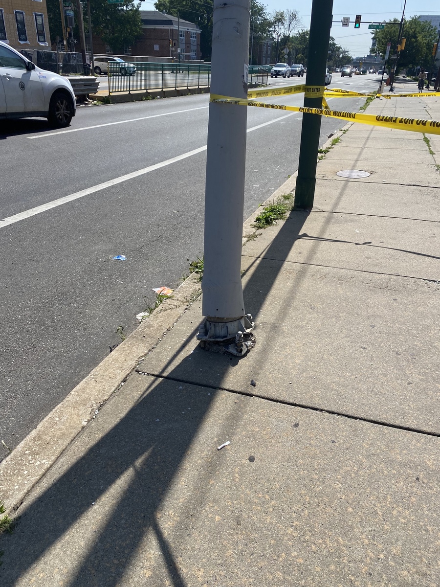 Photographic documentation of the work as submitted to the city's 311 record.