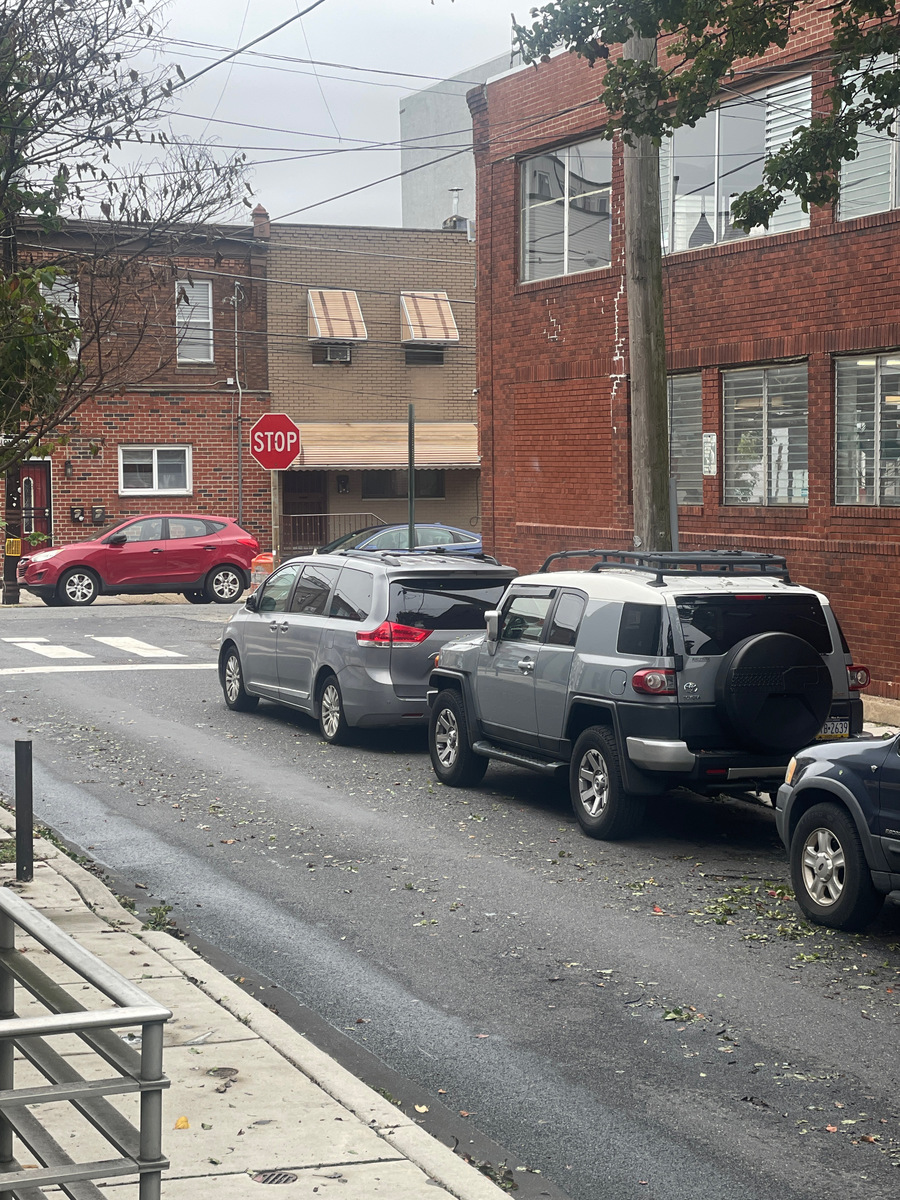 Photographic documentation of the work as submitted to the city's 311 record.