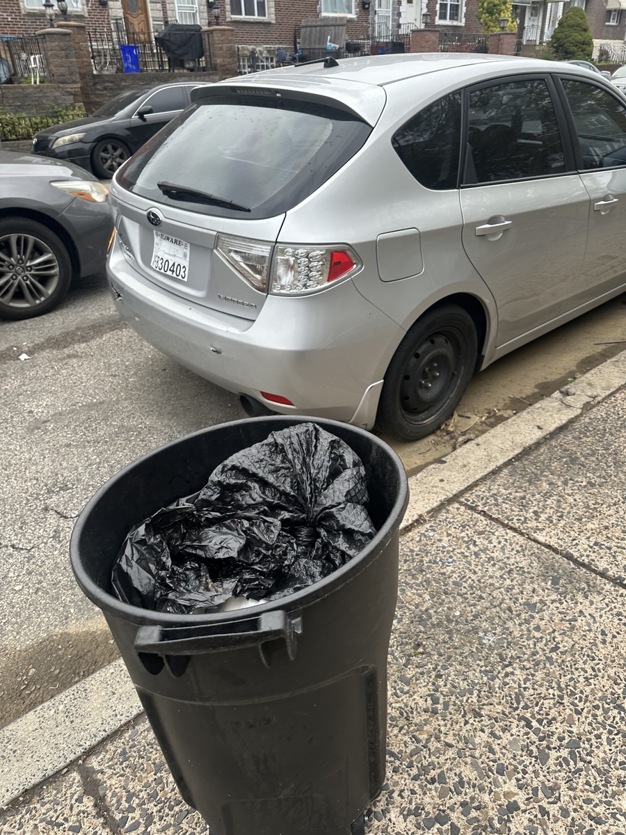 Photographic documentation of the work as submitted to the city's 311 record.