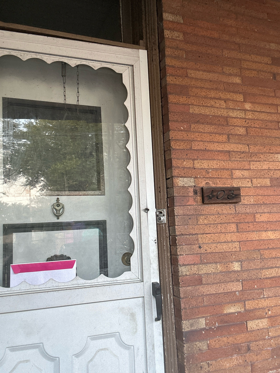 Photographic documentation of the work as submitted to the city's 311 record.