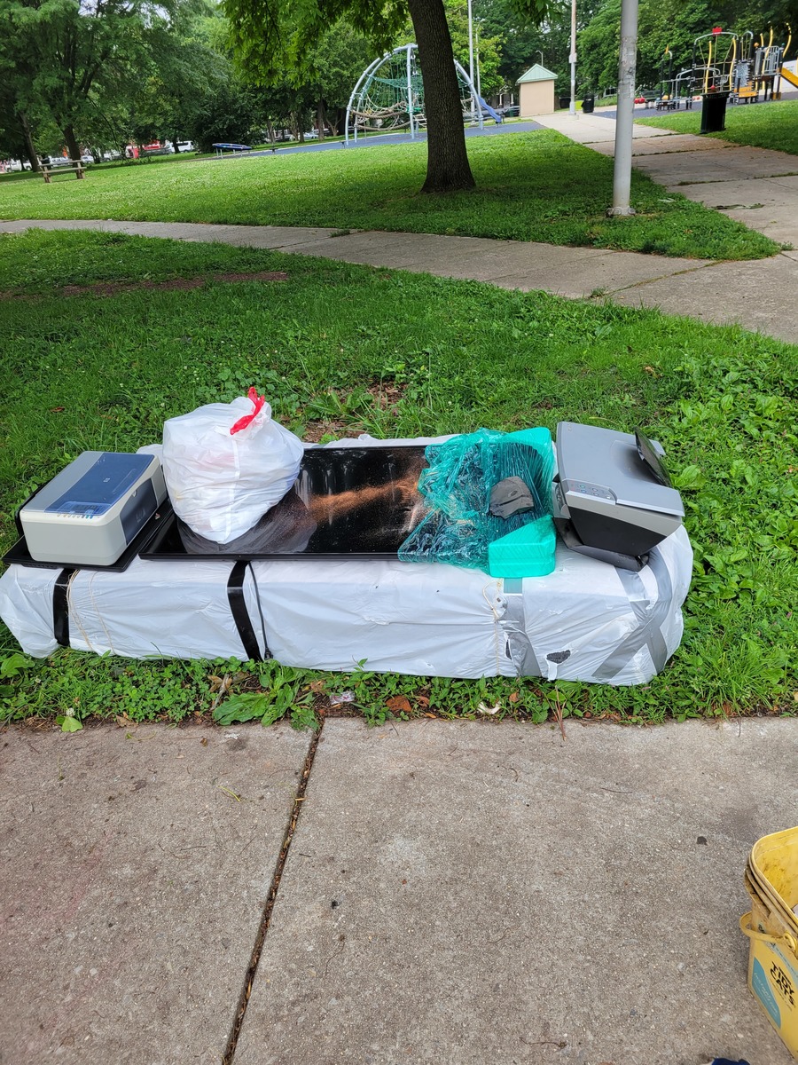 Photographic documentation of the work as submitted to the city's 311 record.