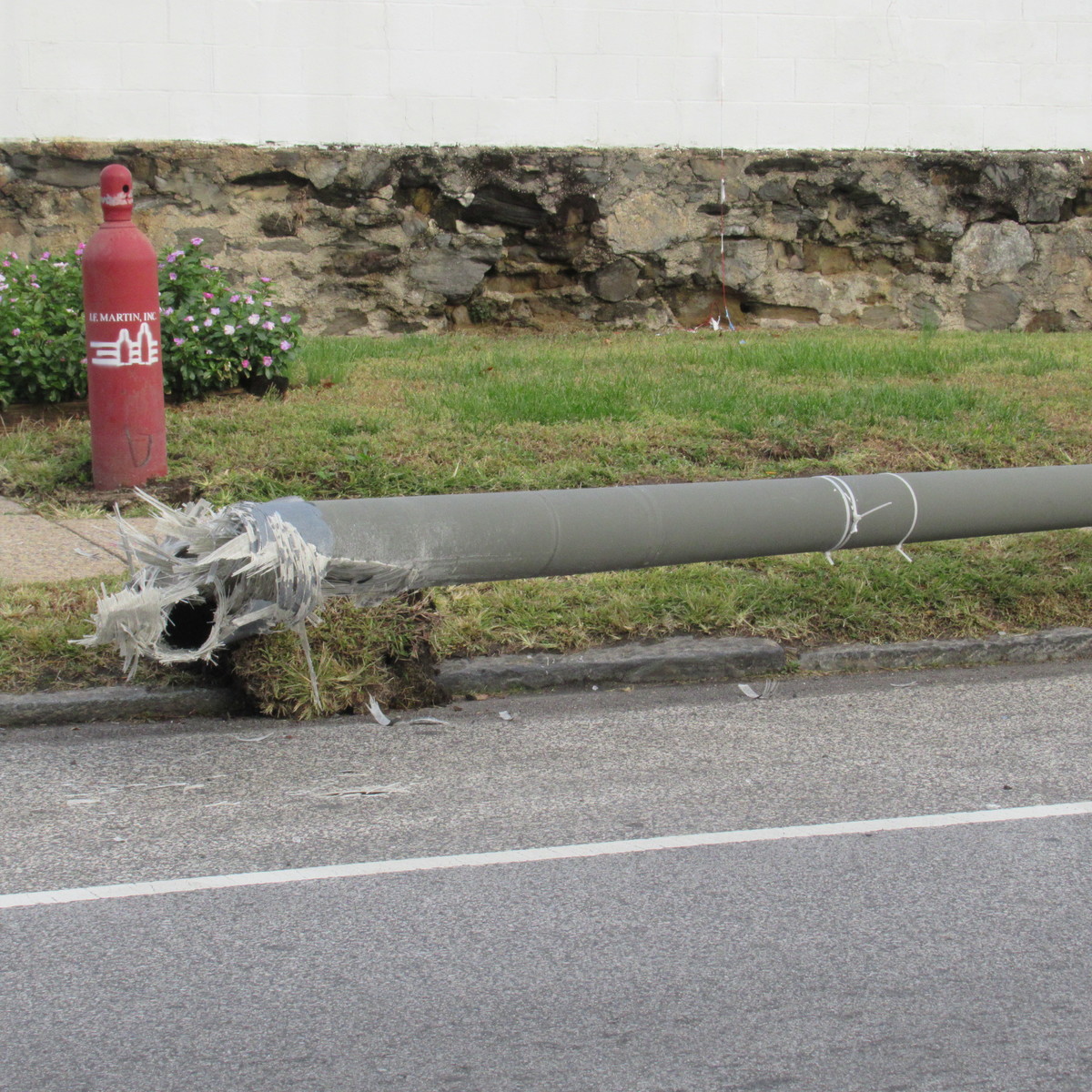 Photographic documentation of the work as submitted to the city's 311 record.