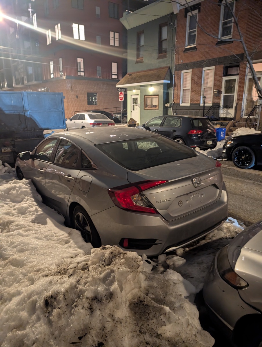 Photographic documentation of the work as submitted to the city's 311 record.