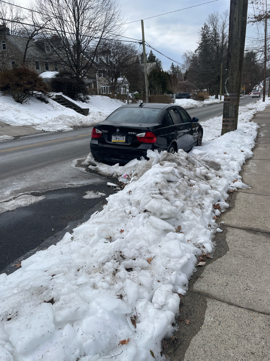 Photographic documentation of the work as submitted to the city's 311 record.