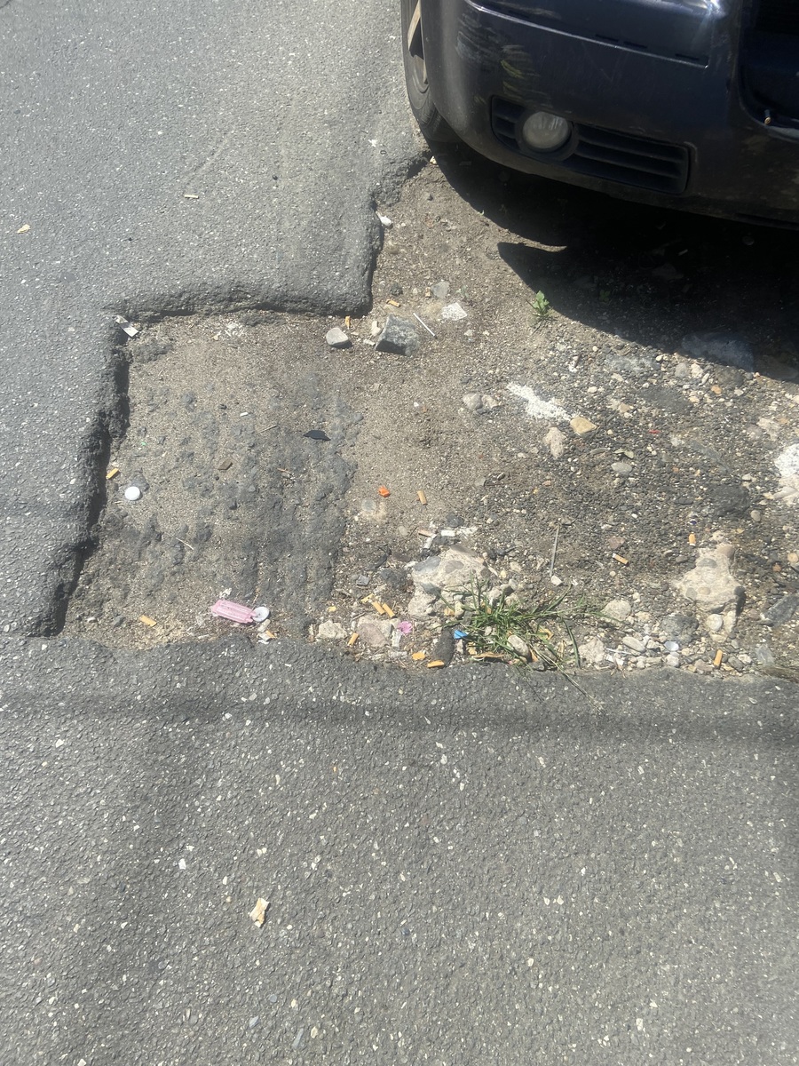 Photographic documentation of the work as submitted to the city's 311 record.