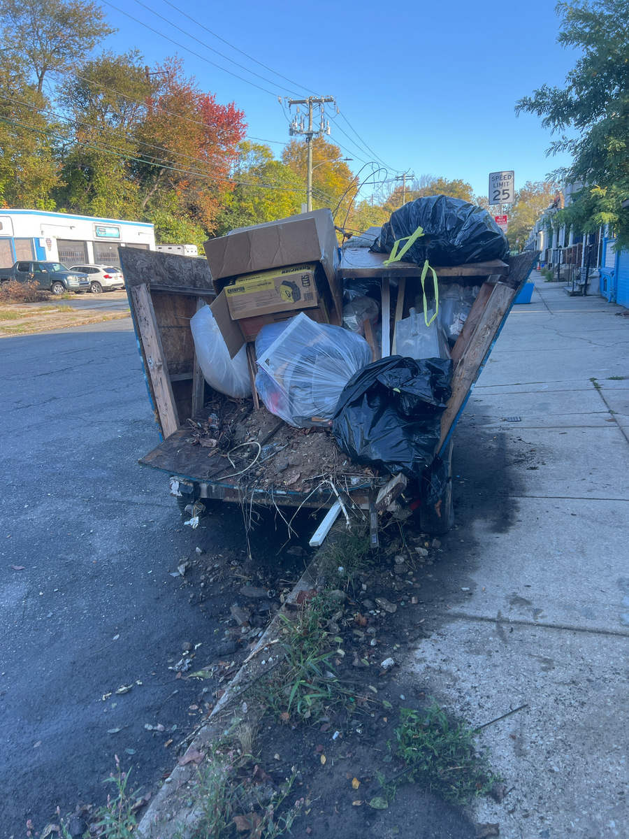Photographic documentation of the work as submitted to the city's 311 record.