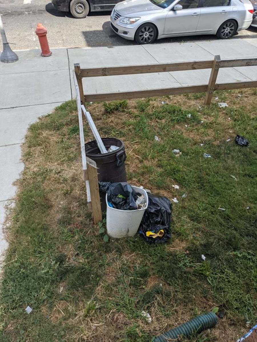 Photographic documentation of the work as submitted to the city's 311 record.