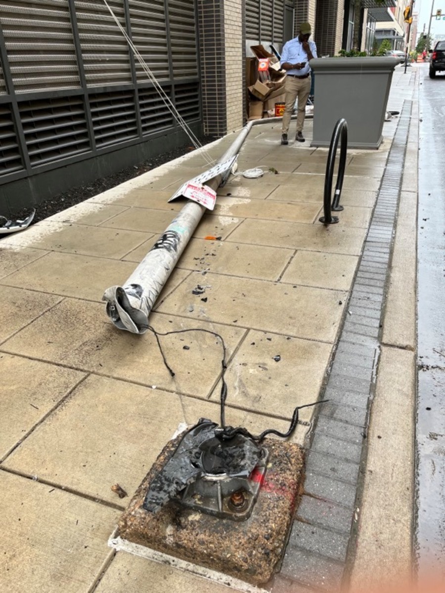 Photographic documentation of the work as submitted to the city's 311 record.