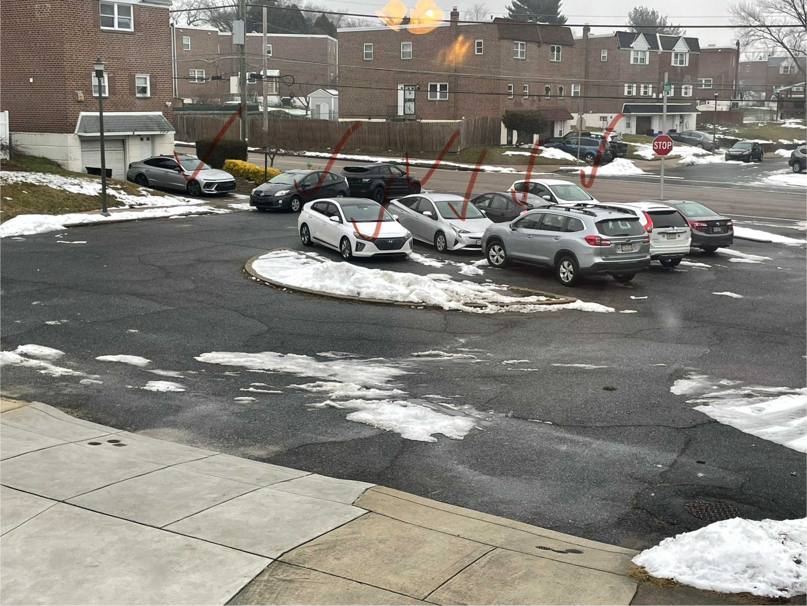 Photographic documentation of the work as submitted to the city's 311 record.