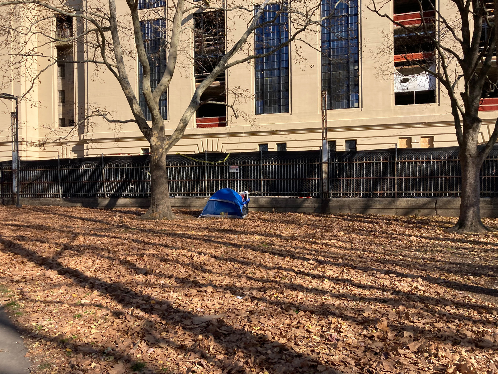 Photographic documentation of the work as submitted to the city's 311 record.