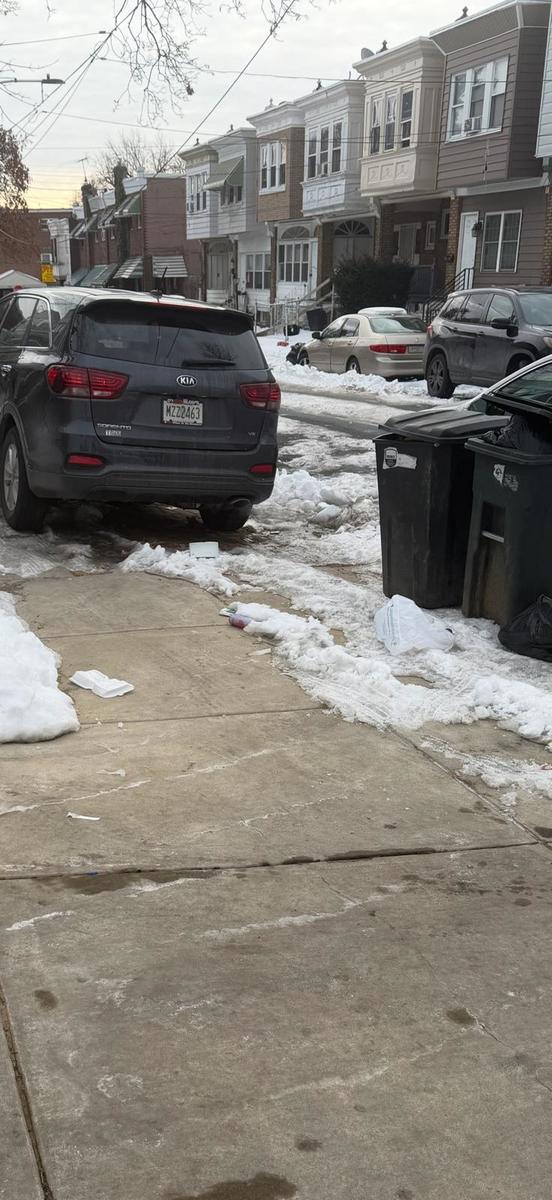 Photographic documentation of the work as submitted to the city's 311 record.