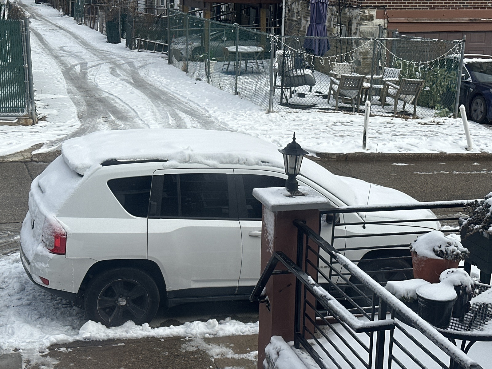 Photographic documentation of the work as submitted to the city's 311 record.