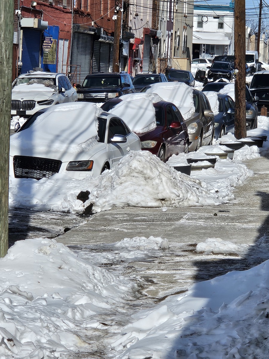 Photographic documentation of the work as submitted to the city's 311 record.