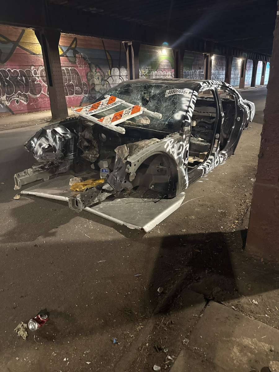 Photographic documentation of the work as submitted to the city's 311 record.