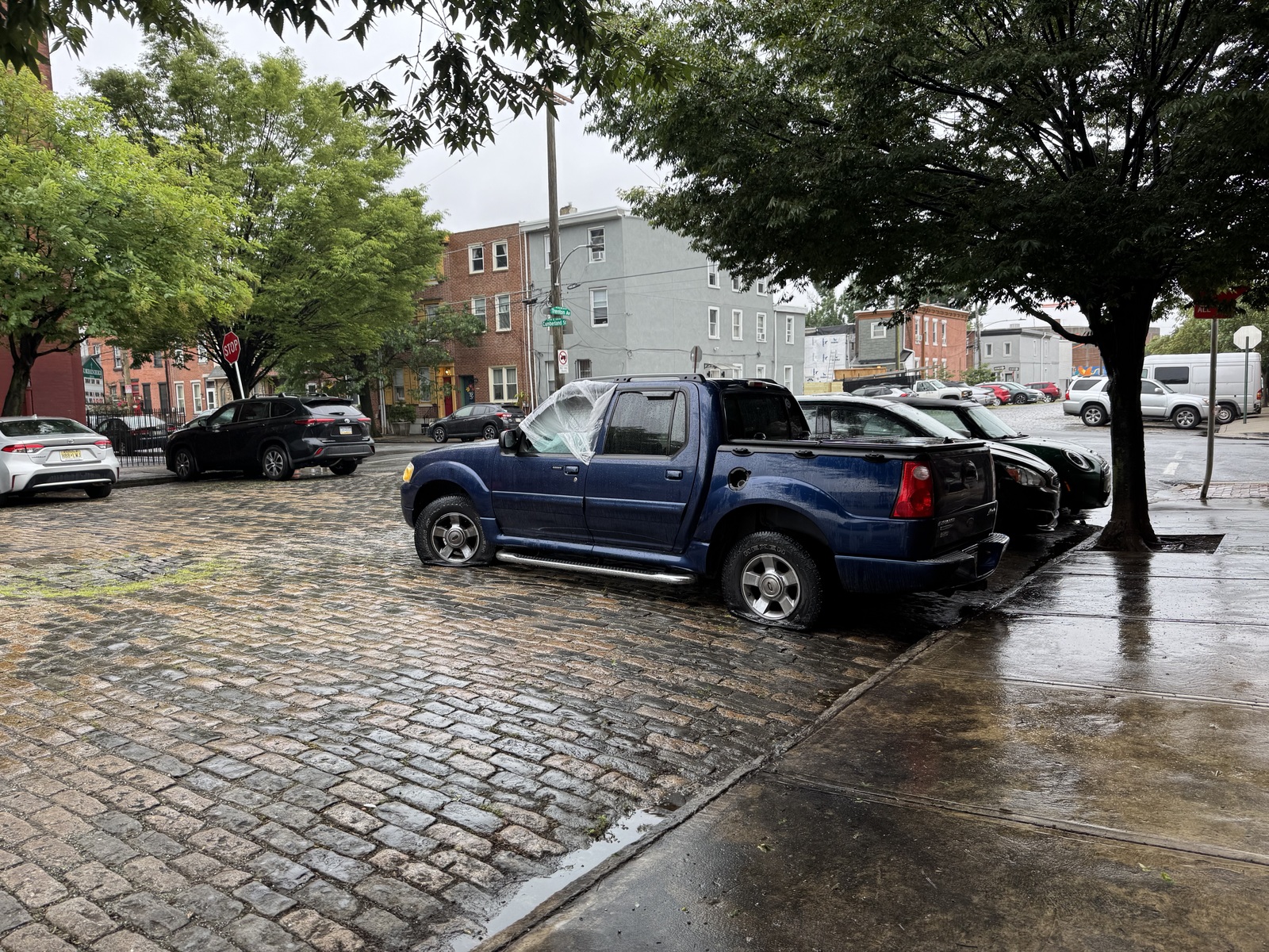 Photographic documentation of the work as submitted to the city's 311 record.