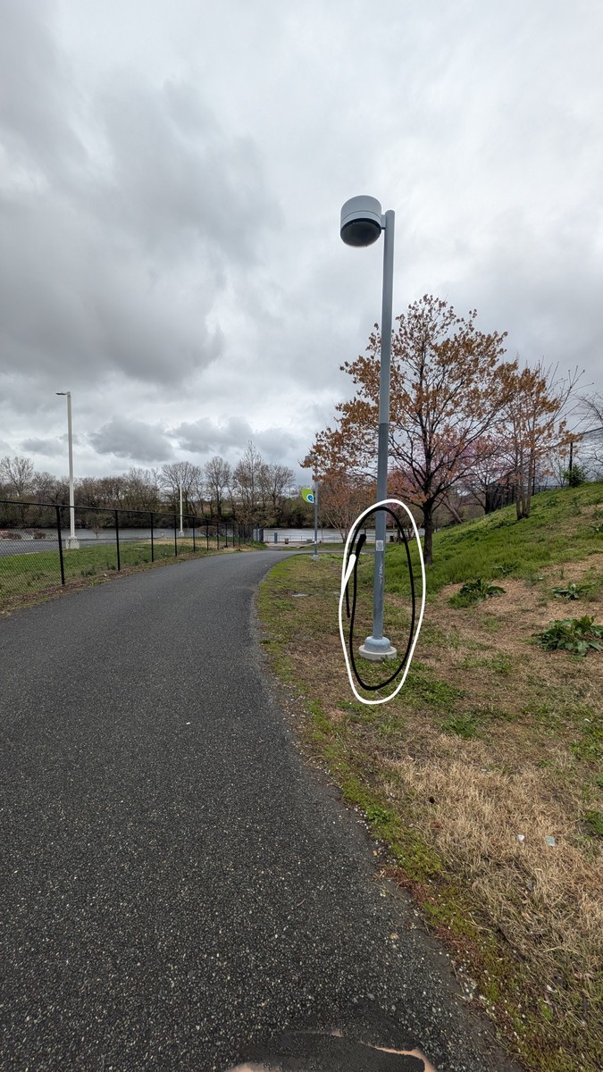 Photographic documentation of the work as submitted to the city's 311 record.