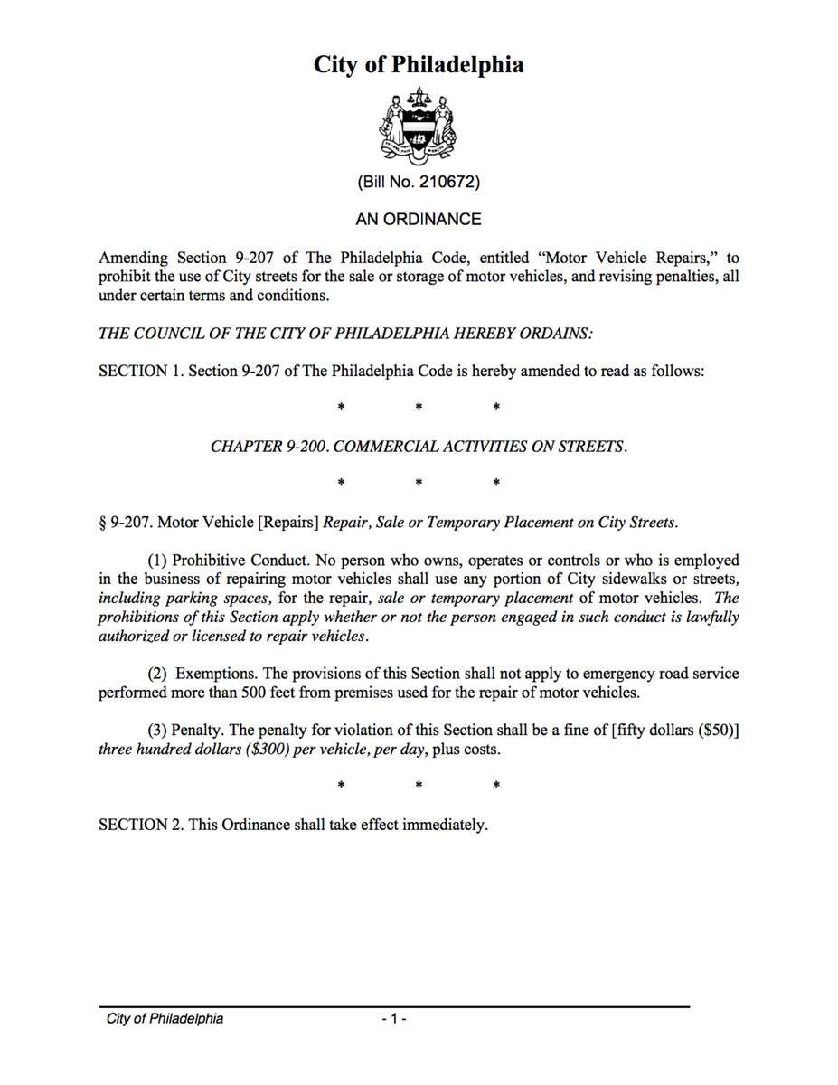 Photographic documentation of the work as submitted to the city's 311 record.