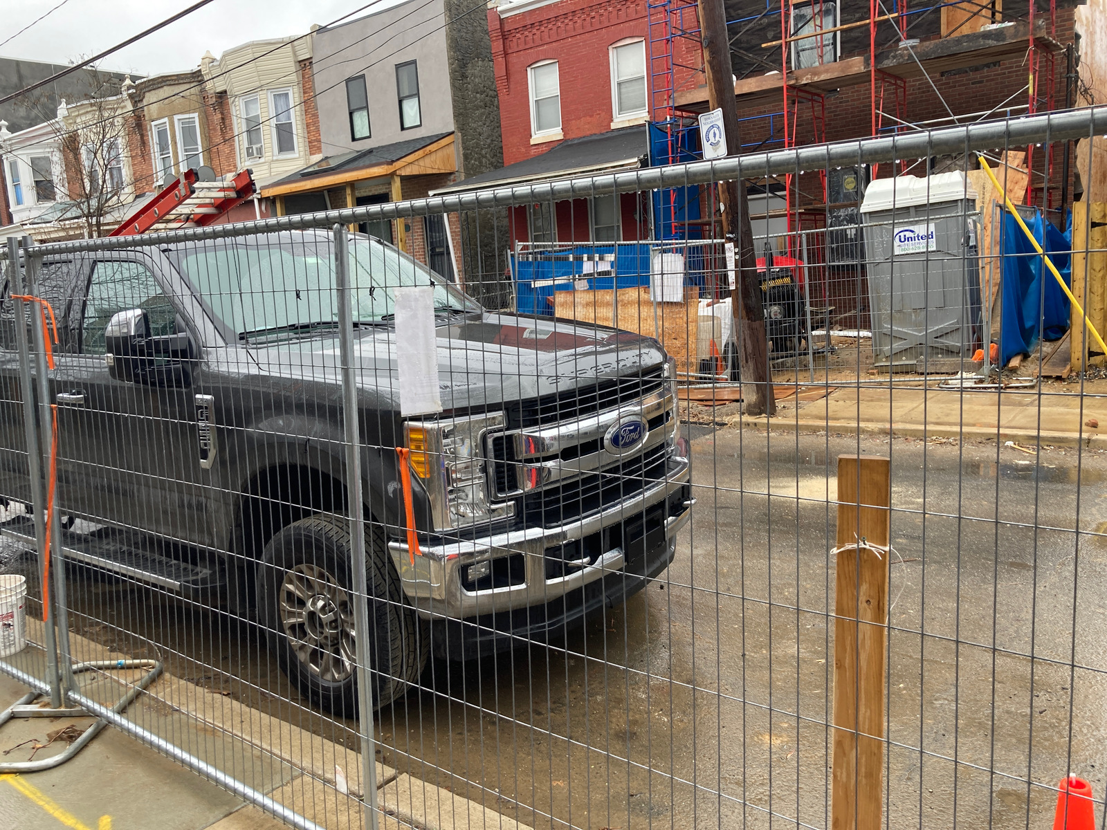 Photographic documentation of the work as submitted to the city's 311 record.