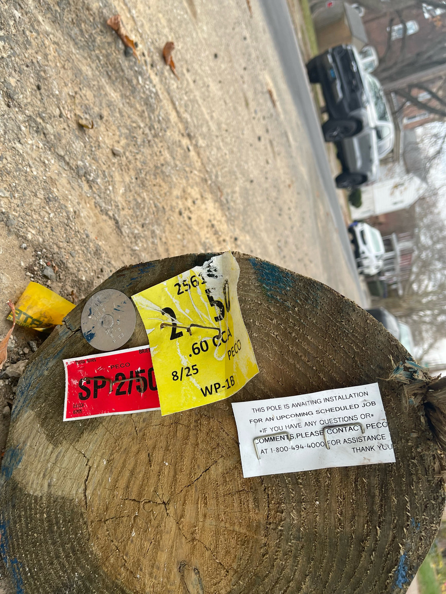 Photographic documentation of the work as submitted to the city's 311 record.