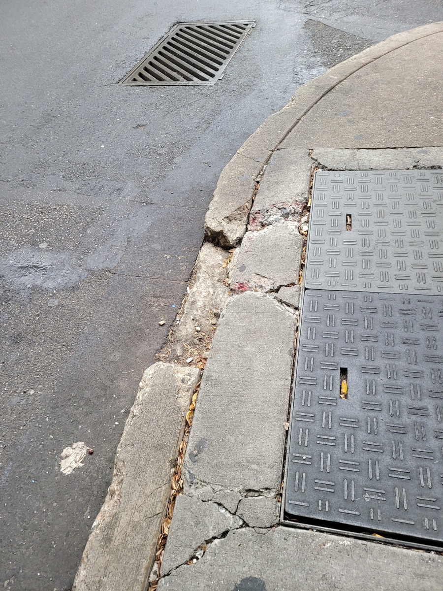 Photographic documentation of the work as submitted to the city's 311 record.