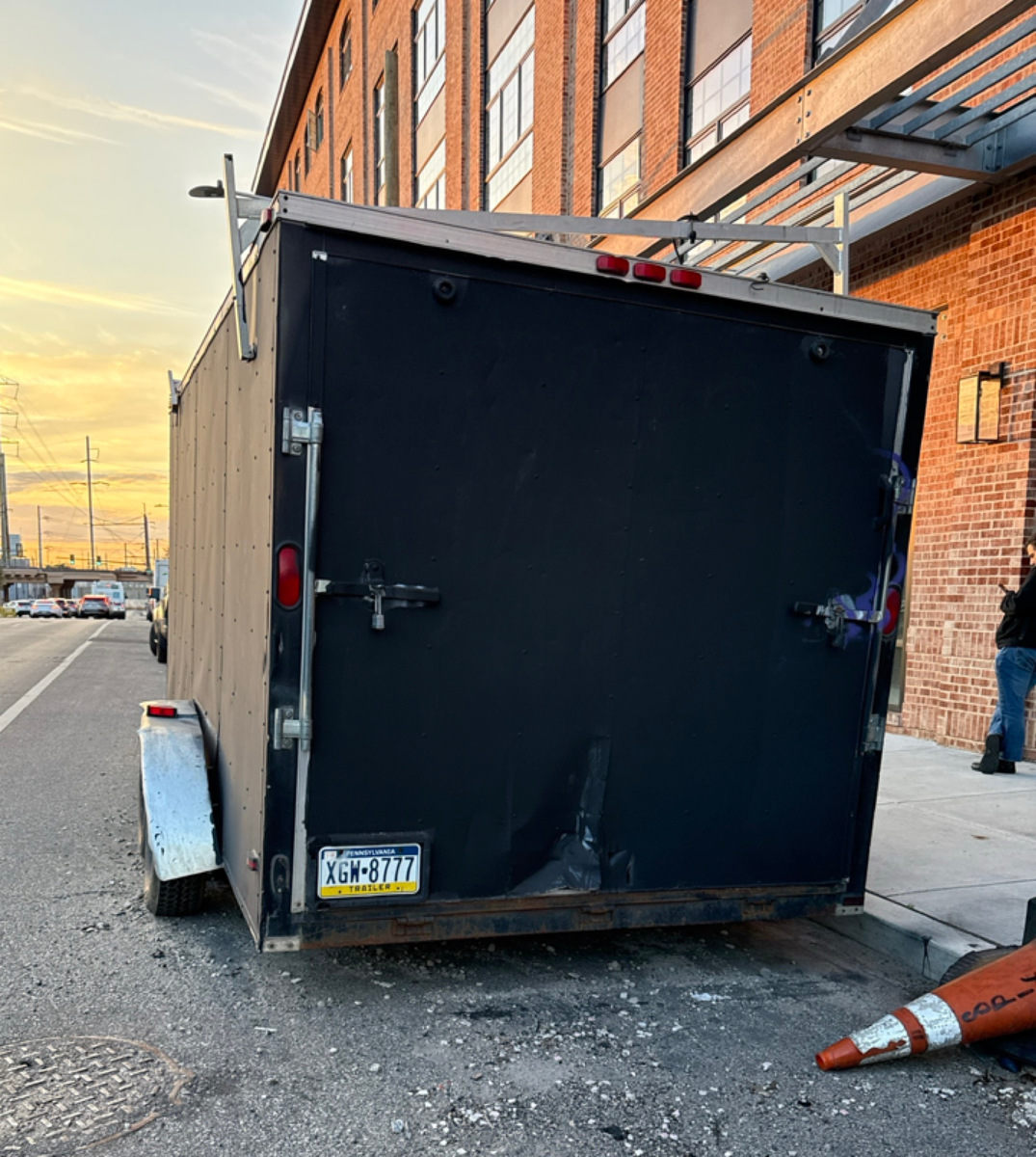 Photographic documentation of the work as submitted to the city's 311 record.