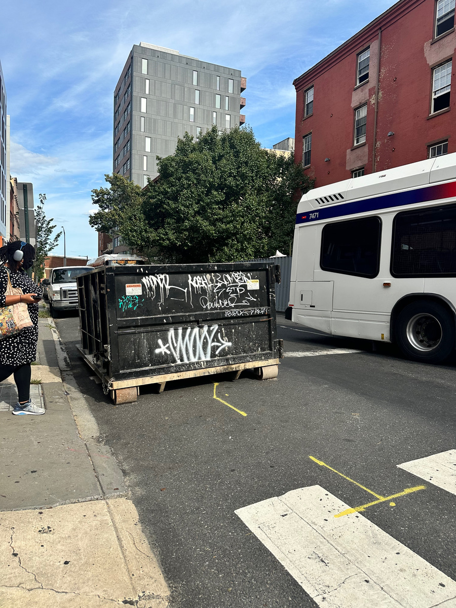 Photographic documentation of the work as submitted to the city's 311 record.