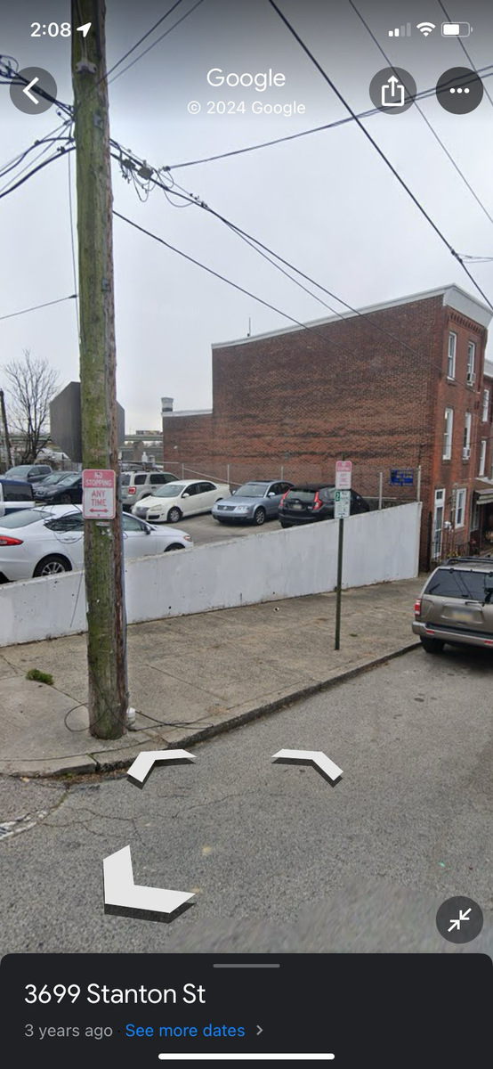 Photographic documentation of the work as submitted to the city's 311 record.