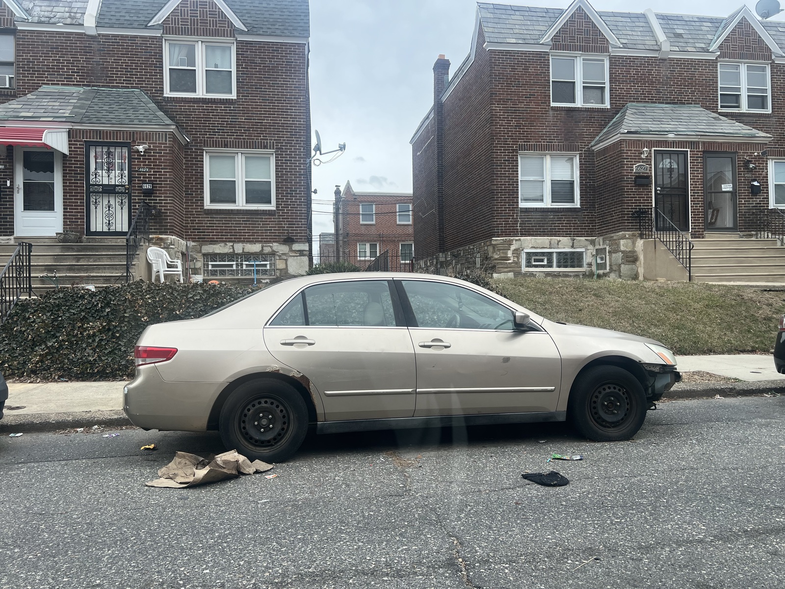 Photographic documentation of the work as submitted to the city's 311 record.