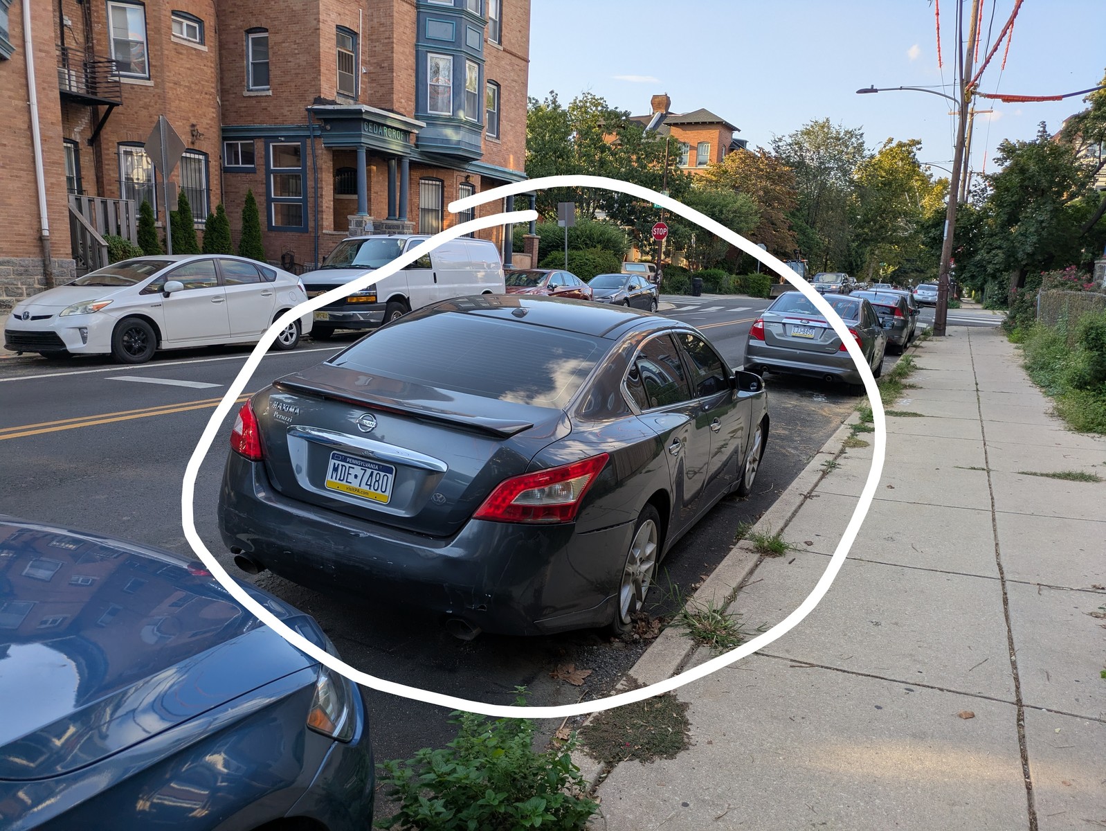 Photographic documentation of the work as submitted to the city's 311 record.