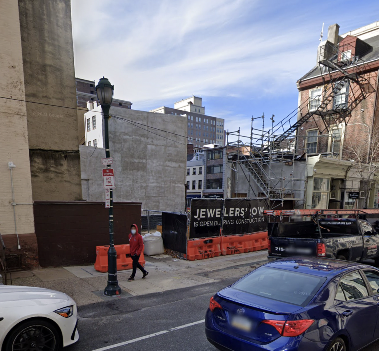 Photographic documentation of the work as submitted to the city's 311 record.