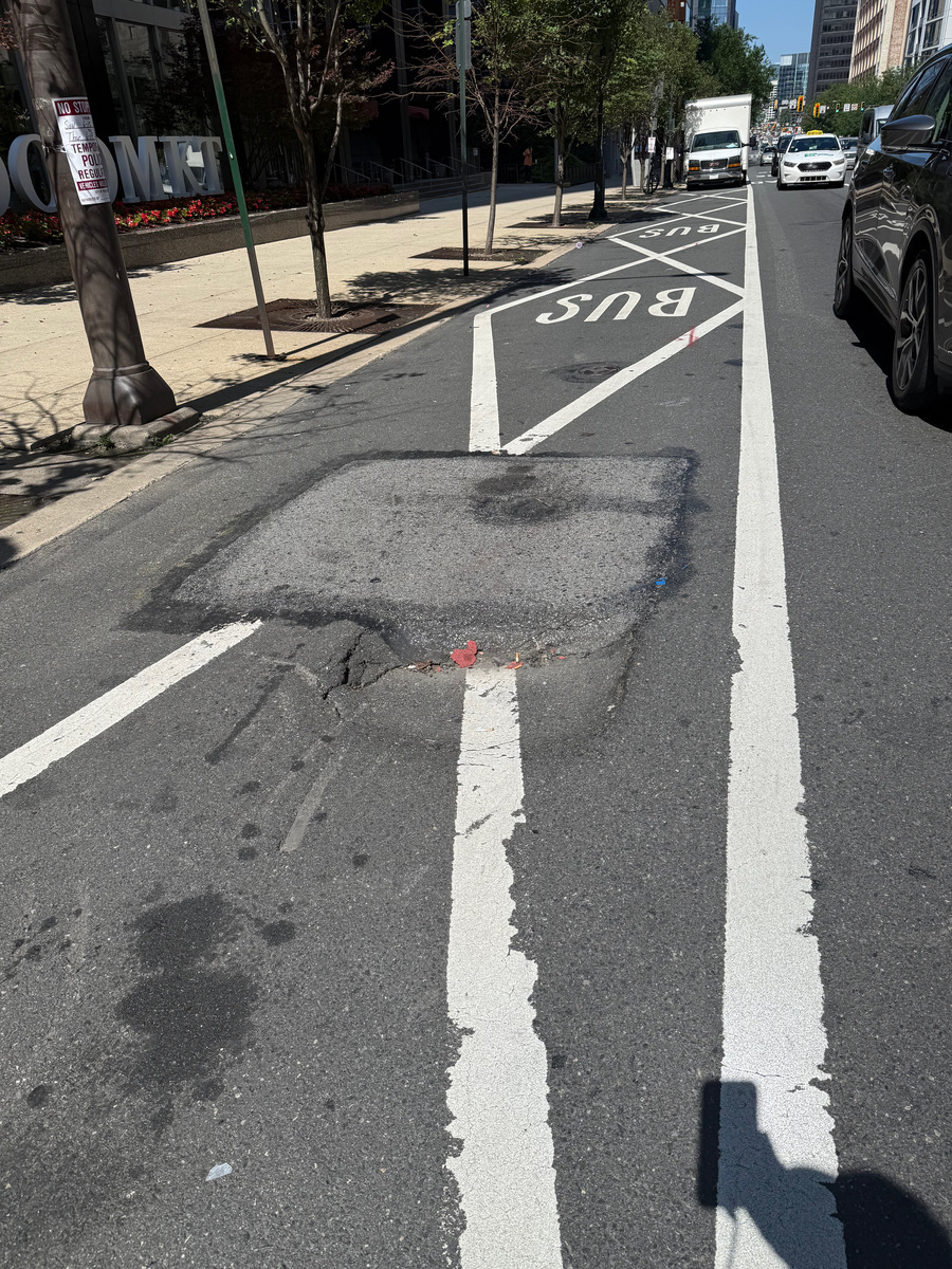 Photographic documentation of the work as submitted to the city's 311 record.