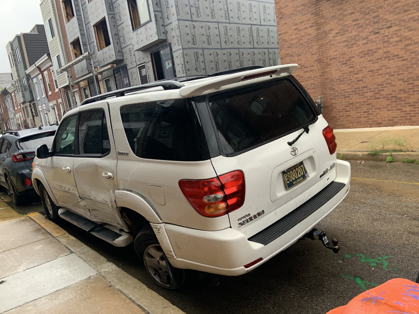Photographic documentation of the work as submitted to the city's 311 record.