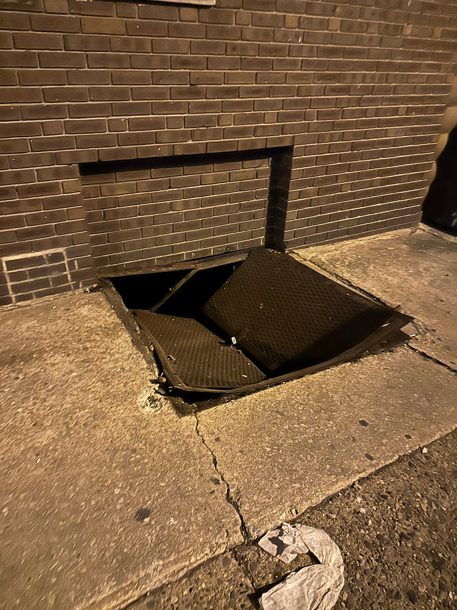 Photographic documentation of the work as submitted to the city's 311 record.
