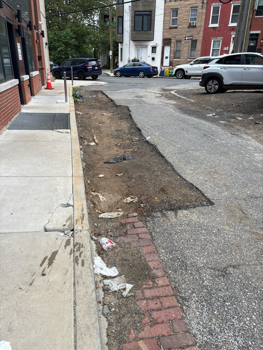 Photographic documentation of the work as submitted to the city's 311 record.