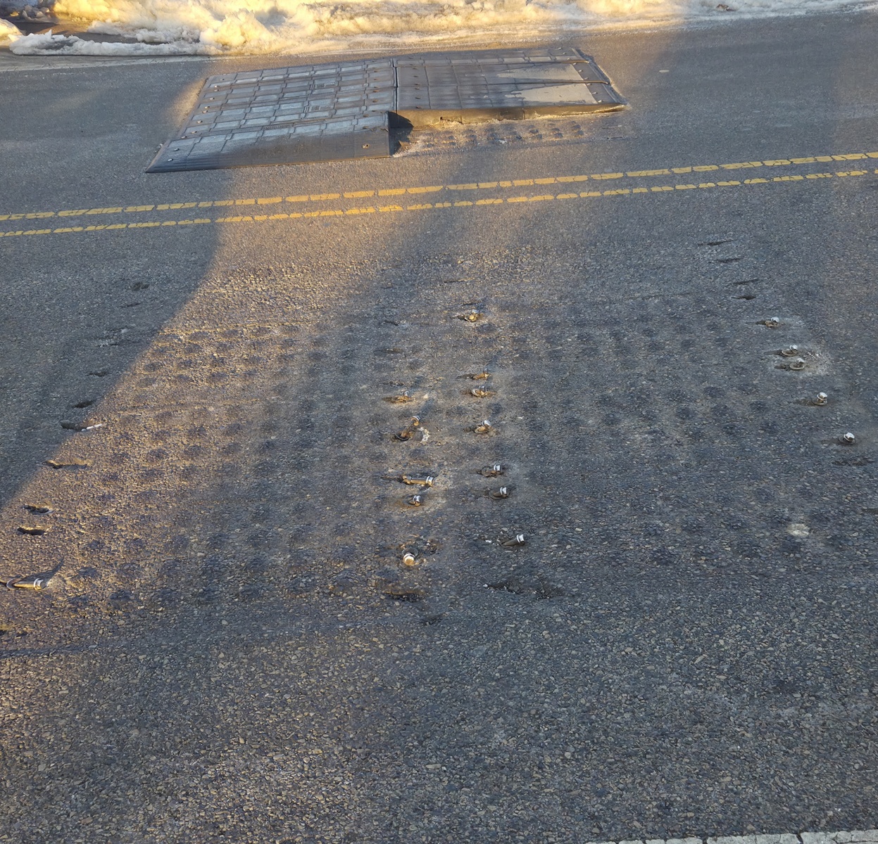 Photographic documentation of the work as submitted to the city's 311 record.