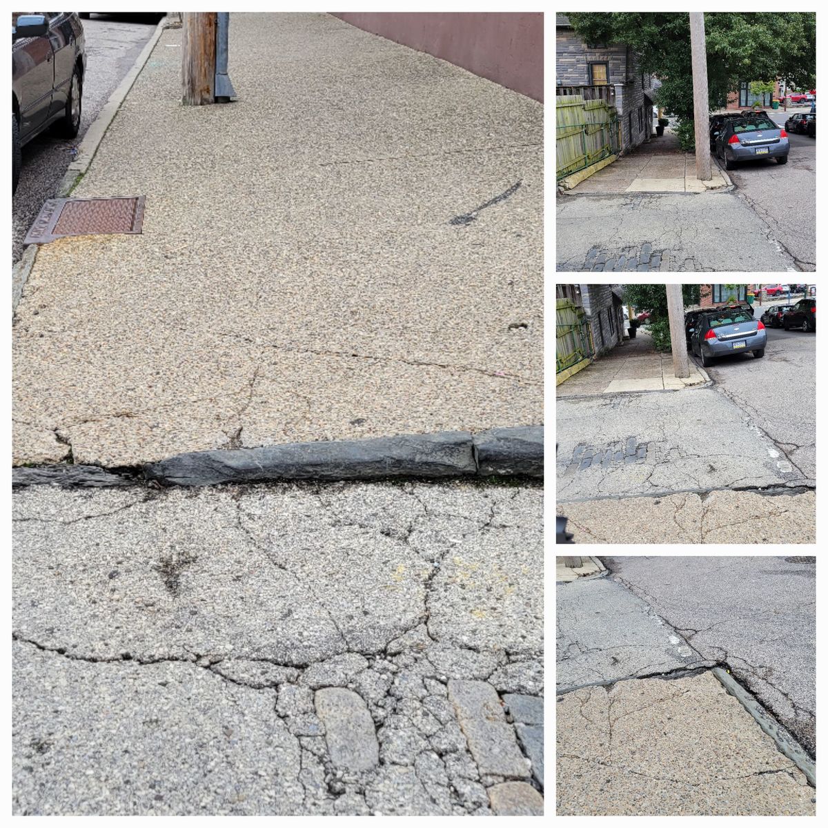 Photographic documentation of the work as submitted to the city's 311 record.