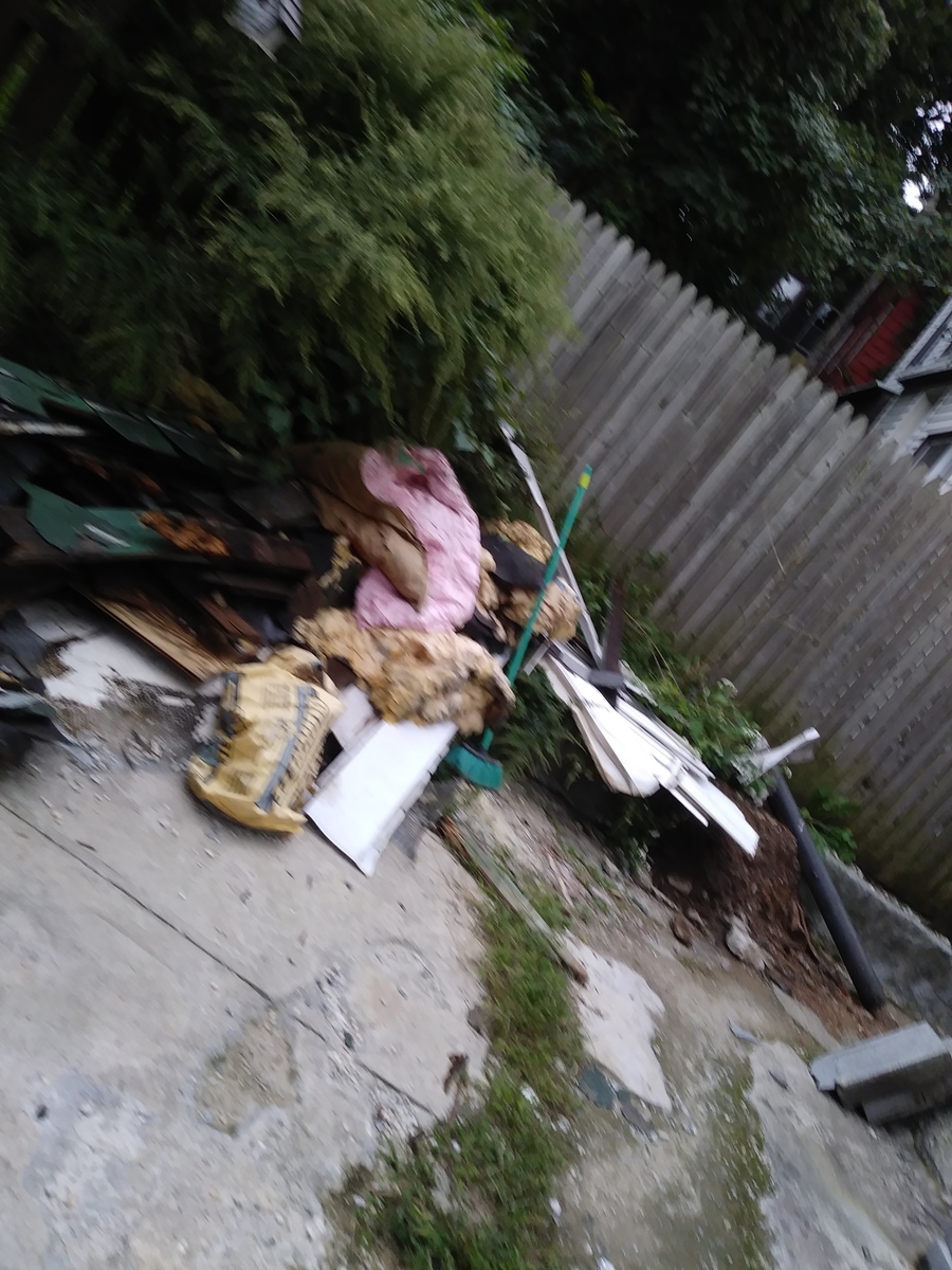Photographic documentation of the work as submitted to the city's 311 record.