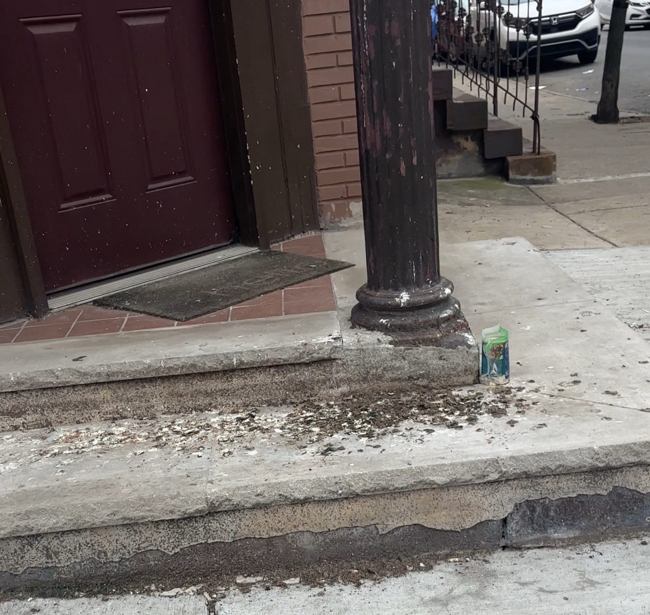 Photographic documentation of the work as submitted to the city's 311 record.