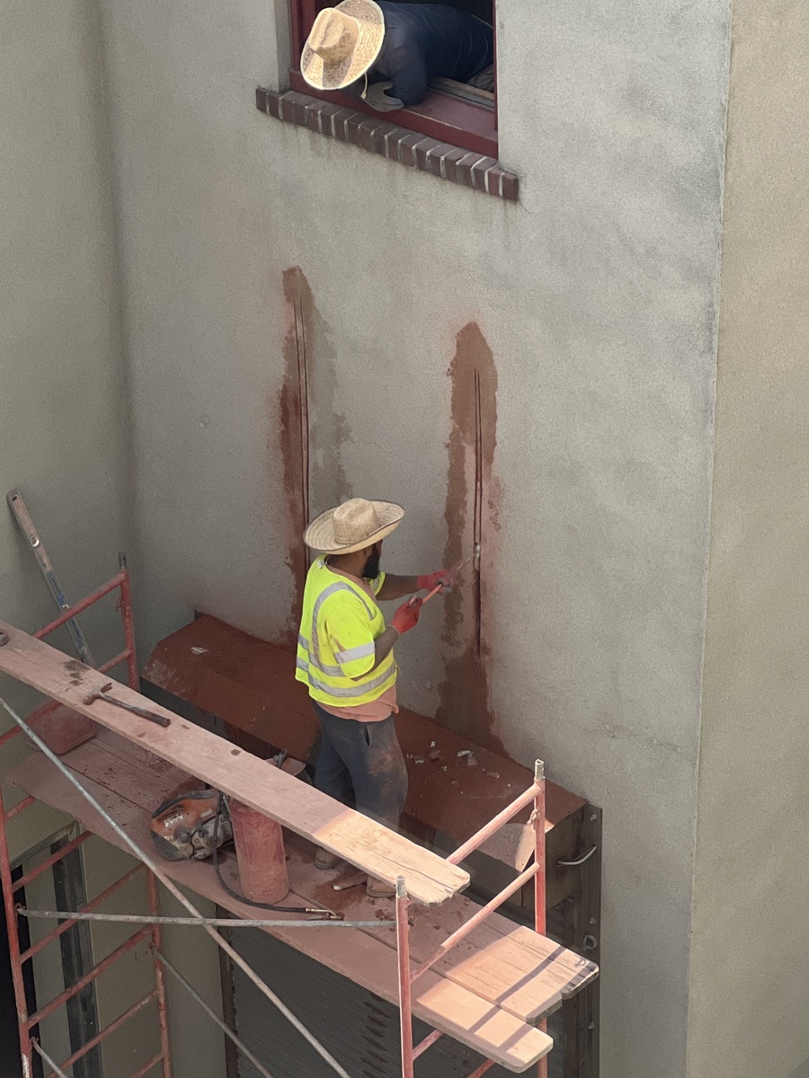 Photographic documentation of the work as submitted to the city's 311 record.