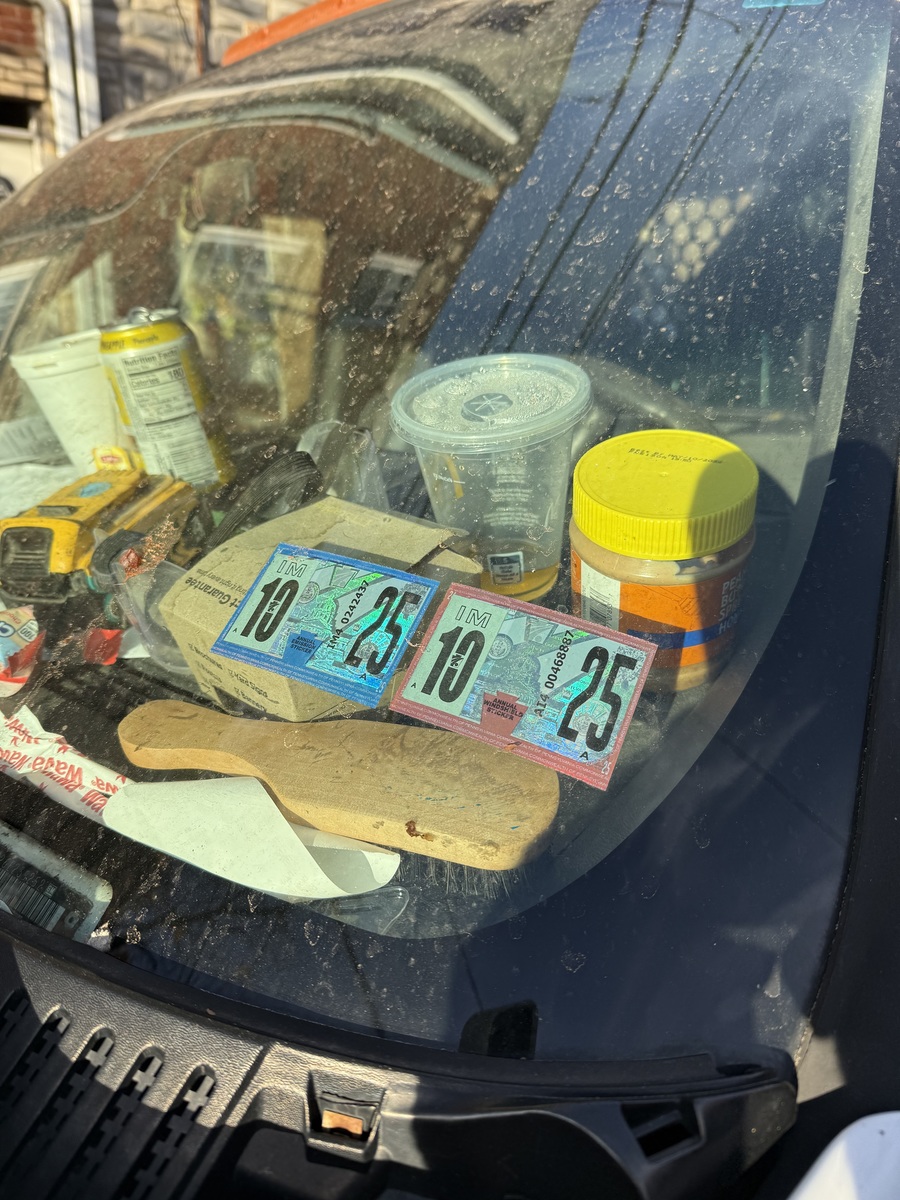 Photographic documentation of the work as submitted to the city's 311 record.
