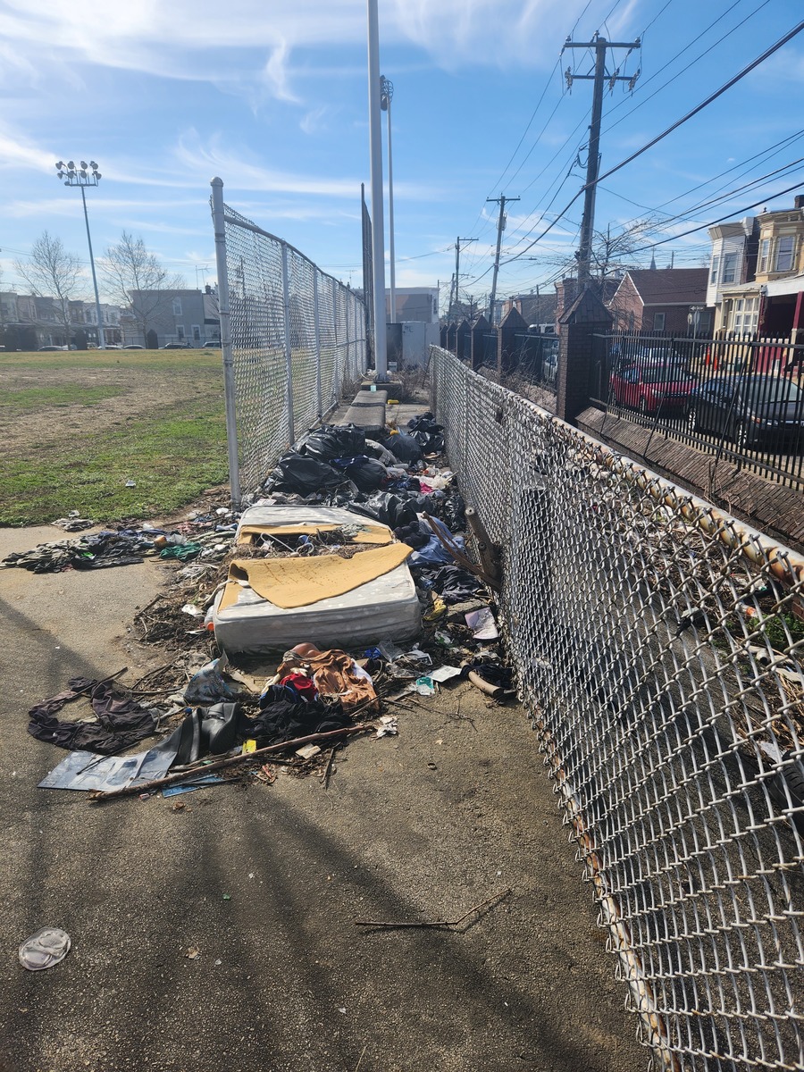 Photographic documentation of the work as submitted to the city's 311 record.