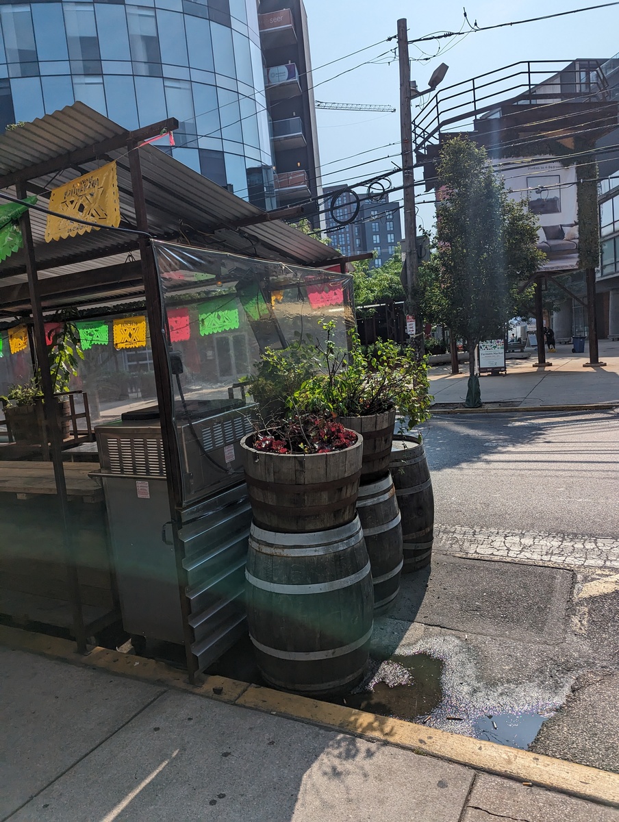 Photographic documentation of the work as submitted to the city's 311 record.