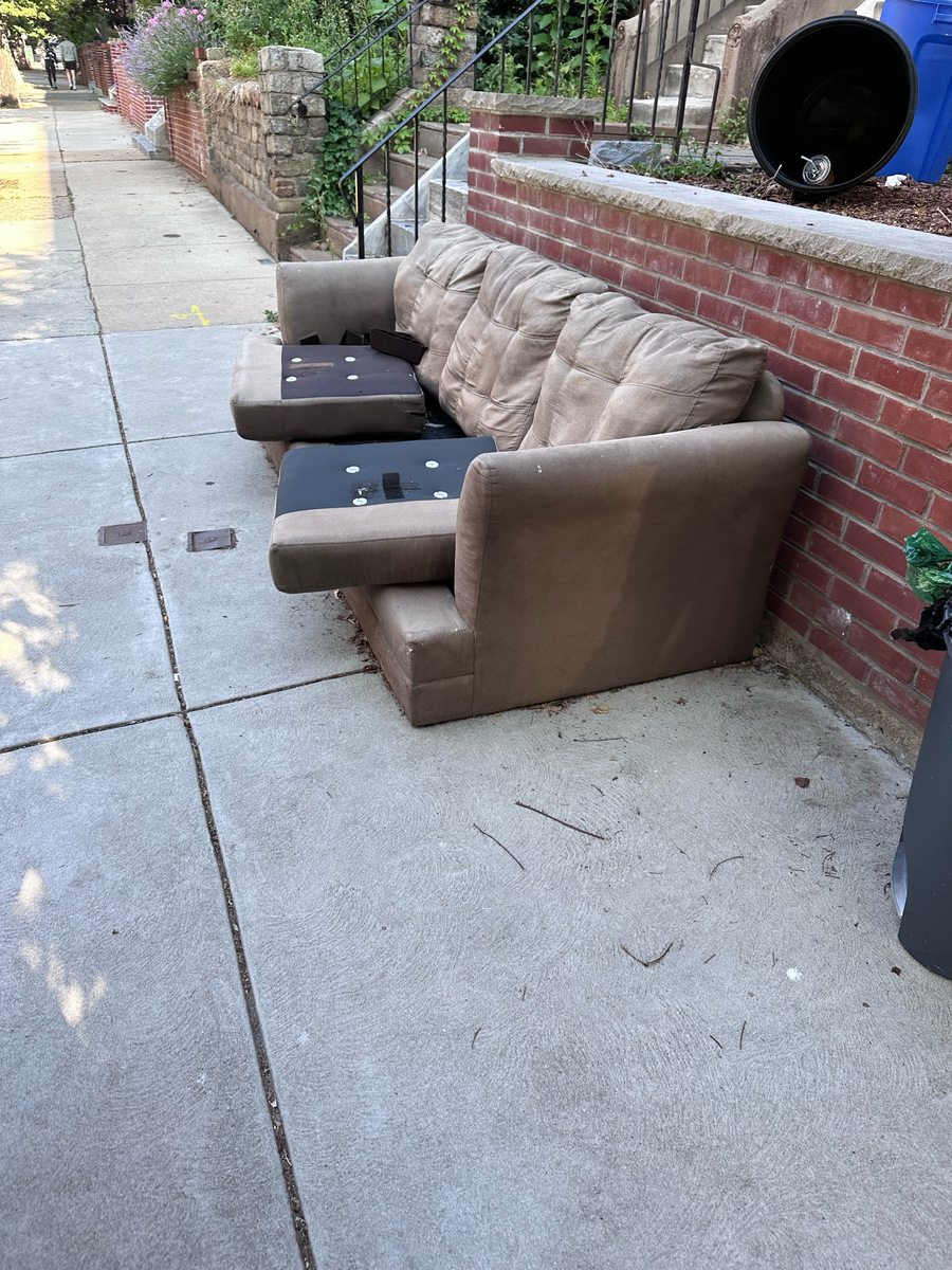 Photographic documentation of the work as submitted to the city's 311 record.