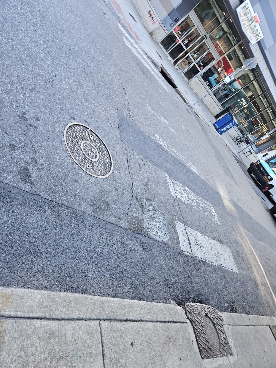Photographic documentation of the work as submitted to the city's 311 record.